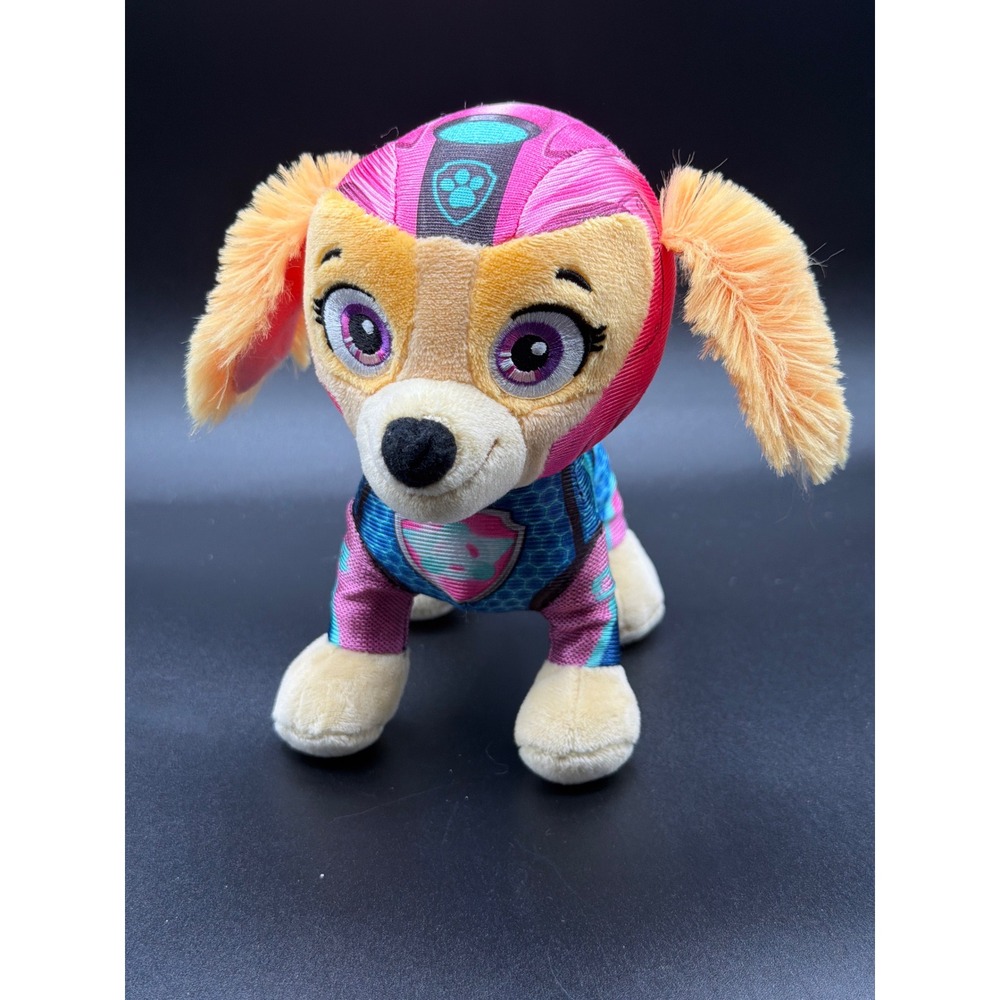 Nickelodeon PAW Patrol Skye The Movie Plush Pink Blue Flight Suit Spin Master